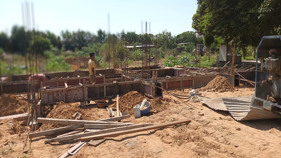 FOUNDATION WORK FOR VILLA NO. 20